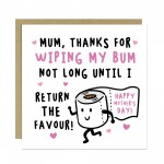 Funny Mothers Day Card Rude Card For Mum On Mothers Day