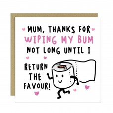 Funny Mothers Day Card Rude Card For Mum Birthday