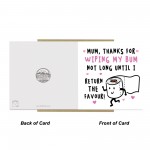 Funny Mothers Day Card Rude Card For Mum Birthday