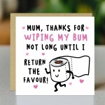 Funny Mothers Day Card Rude Card For Mum Birthday