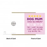 Cute Happy Birthday Card From Dog Special Card For Mum Cute Happy Birthday Card From Dog Special Card For Mum