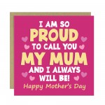 Cute Mothers Day Card, Special Card For Mum On Mothers Day