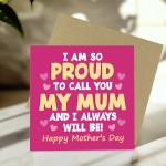 Cute Mothers Day Card, Special Card For Mum On Mothers Day