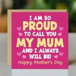 Cute Mothers Day Card, Special Card For Mum On Mothers Day