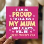 Cute Mothers Day Card, Special Card For Mum On Mothers Day