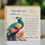 Mother's Day Card Especially For You Mum From Daughter Son