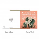 Mothers Day Card To a Wonderful Mum From Daughter Son