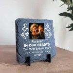 Personalised Mum Memorial Slate Plaque with Photo Mothers Day