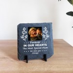 Personalised Mum Memorial Slate Plaque with Photo Mothers Day