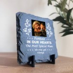 Personalised Mum Memorial Slate Plaque with Photo Mothers Day