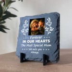 Personalised Mum Memorial Slate Plaque with Photo Mothers Day