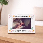 First Mother's Day Photo Frame Mum Gift 7x5 Wooden 
