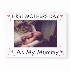 1st Mother's Day Photo Frame Mum Gift 7x5 Wood Frame New Mum