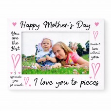 Happy Mothers Day Picture Frame 7x5 Mothers Day Present from Son