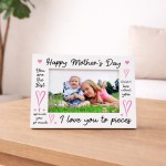 Happy Mothers Day Picture Frame 7x5 Mothers Day Present from Son