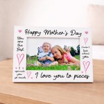 Happy Mothers Day Picture Frame 7x5 Mothers Day Present from Son