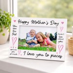 Happy Mothers Day Picture Frame 7x5 Mothers Day Present from Son