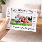 Happy Mothers Day Picture Frame 7x5 Mothers Day Present from Son