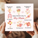 Mother's Day Card My Favourite Person Card From Daughter Son