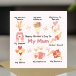 Mother's Day Card My Favourite Person Card From Daughter Son