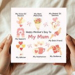 Mother's Day Card My Favourite Person Card From Daughter Son