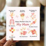 Mother's Day Card My Favourite Person Card From Daughter Son