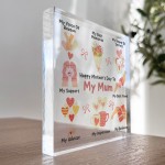Happy Mothers Day Gift Acrylic Plaque Meaningful Gift for Mum