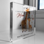 I Love My Mum Gifts Acrylic Plaque Meaningful Gifts for Mum
