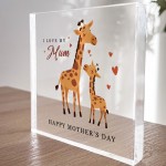 I Love My Mum Gifts Acrylic Plaque Meaningful Gifts for Mum