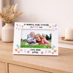 Mother's Day Photo Frame Personalised Mummy Gift 7x5 Wood Frame 