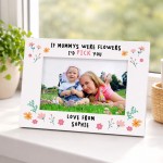 Mother's Day Photo Frame Personalised Mummy Gift 7x5 Wood Frame 