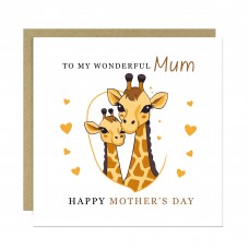 Cute Mothers Day Card My Wonderful Mum Card For Mothers Day