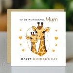 Cute Mothers Day Card My Wonderful Mum Card For Mothers Day