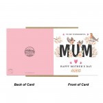 Cute Mothers Day Card, To My Wonderful Mum Card, Cards For Mothe