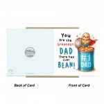 Hilarious Fathers Day Card Greatest Dad Ever BEAN Thank You Card Hilarious Fathers Day Card Greatest Dad Ever BEAN Thank You Card