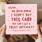 Funny Mothers Day Card From The Dog Amusing Mothers Day Card