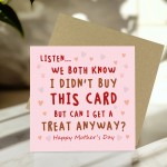 Funny Mothers Day Card From The Dog Amusing Mothers Day Card