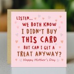 Funny Mothers Day Card From The Dog Amusing Mothers Day Card