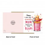 Cute Mothers Day Card Greatest Mum Ever BEAN Thank You Cards