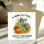 Hilarious Mothers Day Card Mum Card From Daughter Son