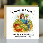 Hilarious Mothers Day Card Mum Card From Daughter Son