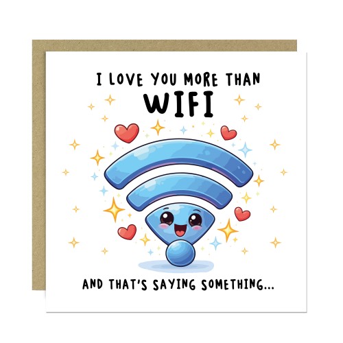 Joke Anniversary Card Birthday Card For Him Her Love You More