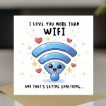 Joke Anniversary Card Birthday Card For Him Her Love You More