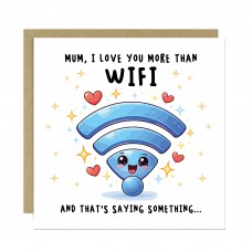 Joke Mothers Day Card Mum Card From Daughter Son Love You More