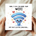 Joke Mothers Day Card Mum Card From Daughter Son Love You More