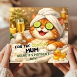 Mothers Day Card For The Coolest Mum Relax Funny Card