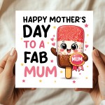 Happy Mothers Day Card FAB MUM Thank You Cards For Mothers Day