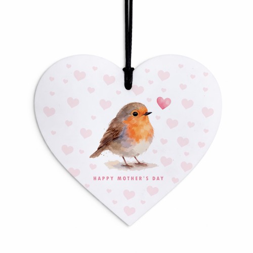 Happy Mothers Day Gift With Robin Design Beautiful Gift For Mum