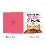Cute Mothers Day Card Queen Of Mums Card For Mothers Day