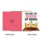 Cute Mothers Day Card You Are The Queen Of Mums Birthday Card